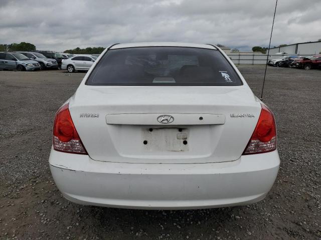 KMHDN46D34U862255 - 2004 HYUNDAI ELANTRA GLS WHITE photo 6