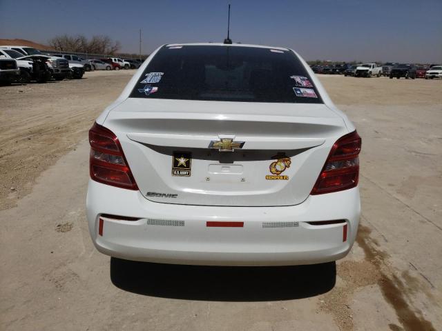 1G1JB5SB6K4125390 - 2019 CHEVROLET SONIC LS 白色 照片 6