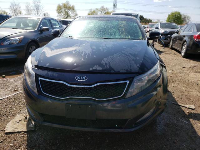 KNAGM4AD5E5068040 - 2014 KIA OPTIMA HYBRID BLACK photo 5