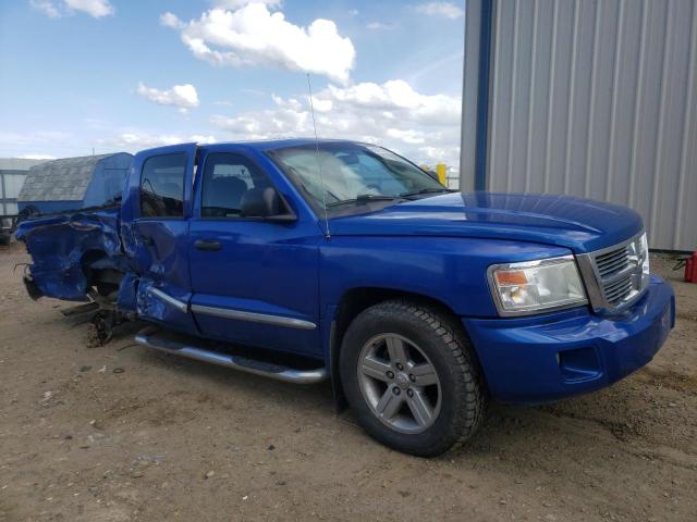 1D7HW58N58S517685 - 2008 DODGE DAKOTA QUAD LARAMIE BLUE photo 4