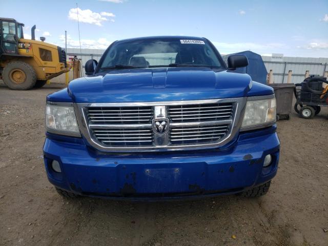 1D7HW58N58S517685 - 2008 DODGE DAKOTA QUAD LARAMIE BLUE photo 5