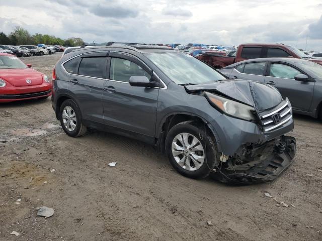 JHLRM4H54CC000138 - 2012 HONDA CR-V EX SILVER photo 4