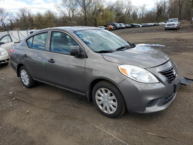 3N1CN7AP7DL894349 - 2013 NISSAN VERSA S GRAY photo 4