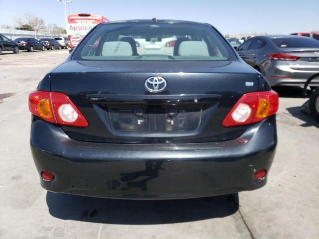 2T1BU4EE5AC197392 - 2010 TOYOTA COROLLA BASE BLACK photo 6