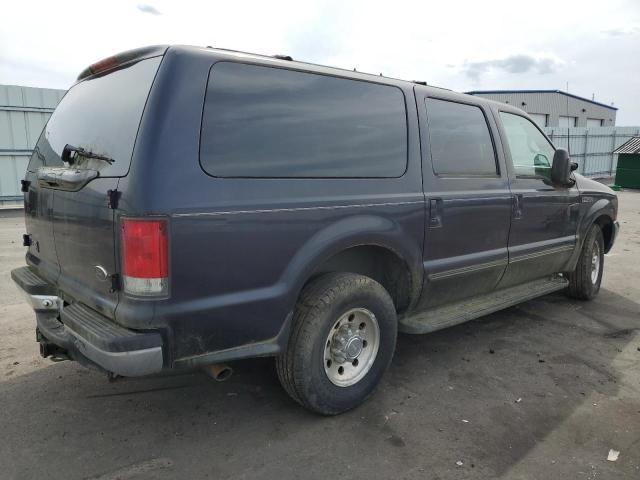 1FMNU40S7YED02334 - 2000 FORD EXCURSION XLT BLUE photo 3