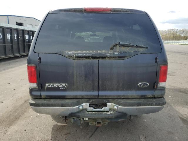1FMNU40S7YED02334 - 2000 FORD EXCURSION XLT BLUE photo 6