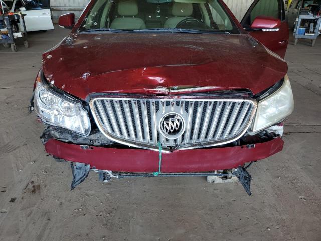 1G4GE5ED6BF315938 - 2011 BUICK LACROSSE CXS RED photo 11