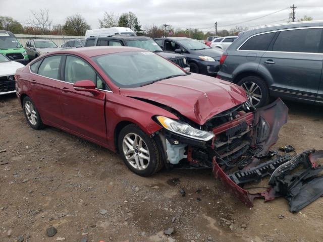 3FA6P0H71ER165530 - 2014 FORD FUSION SE RED photo 4