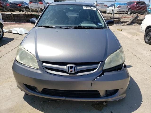 2HGES163X5H625100 - 2005 HONDA CIVIC DX VP Boz foto 5