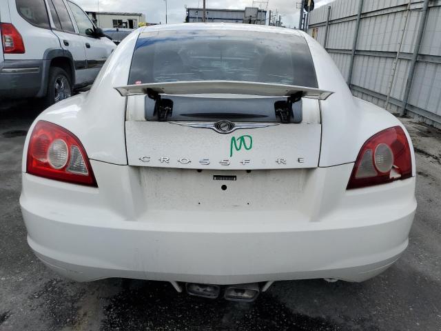 1C3AN69L84X009794 - 2004 CHRYSLER CROSSFIRE LIMITED WHITE photo 6