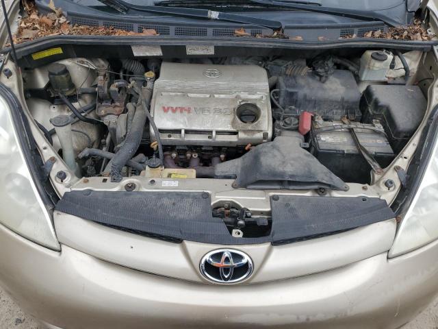 5TDZA23C66S573948 - 2006 TOYOTA SIENNA CE GOLD photo 12