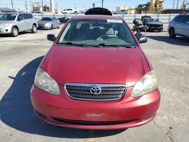 1NXBR32E58Z040440 - 2008 TOYOTA COROLLA CE RED photo 5