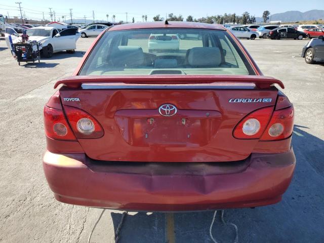 1NXBR32E58Z040440 - 2008 TOYOTA COROLLA CE RED photo 6