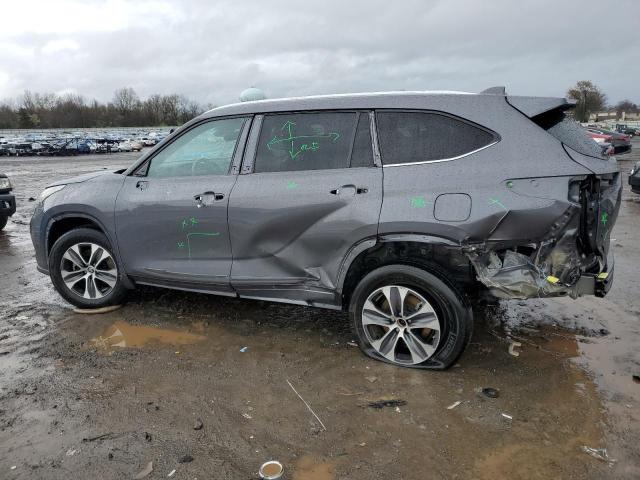 5TDGZRBH8MS550075 - 2021 TOYOTA HIGHLANDER XLE GRAY photo 2