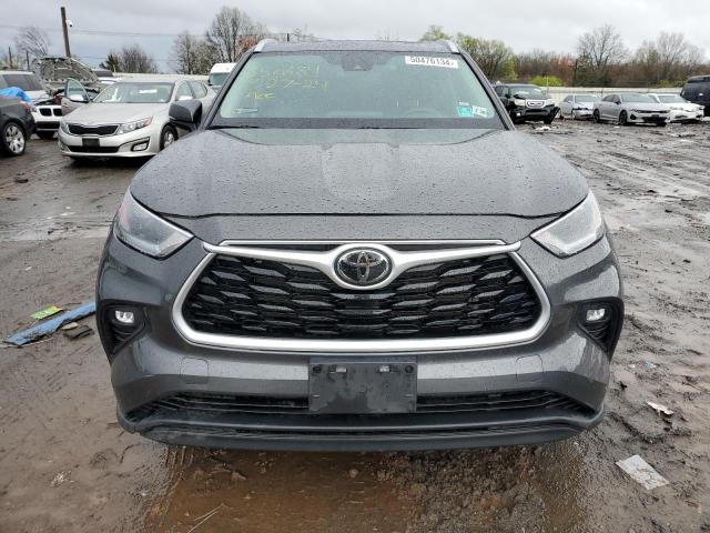 5TDGZRBH8MS550075 - 2021 TOYOTA HIGHLANDER XLE GRAY photo 5