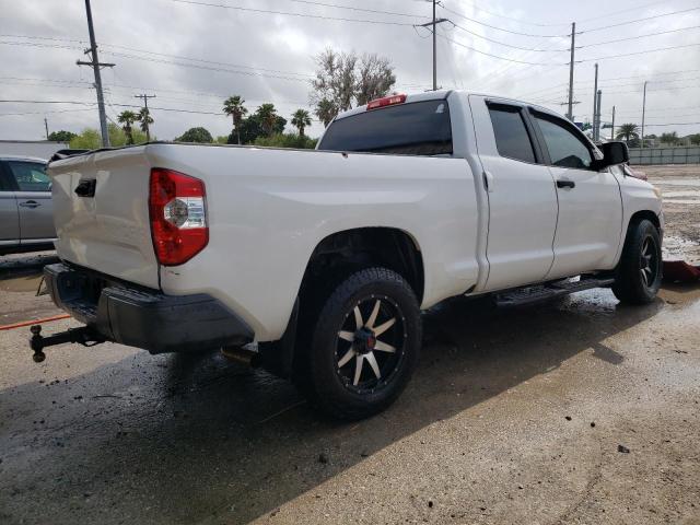 5TFRM5F10EX069083 - 2014 TOYOTA TUNDRA DOUBLE CAB SR/SR5 WHITE photo 3