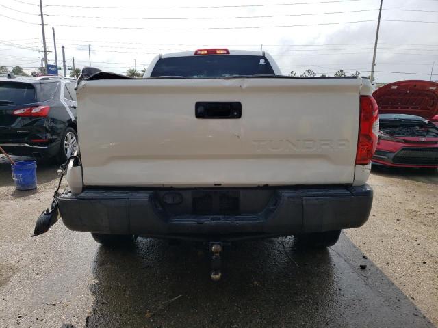 5TFRM5F10EX069083 - 2014 TOYOTA TUNDRA DOUBLE CAB SR/SR5 WHITE photo 6