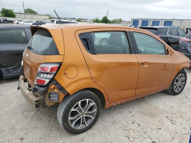 1G1JD6SH5H4148107 - 2017 CHEVROLET SONIC LT ORANGE photo 3