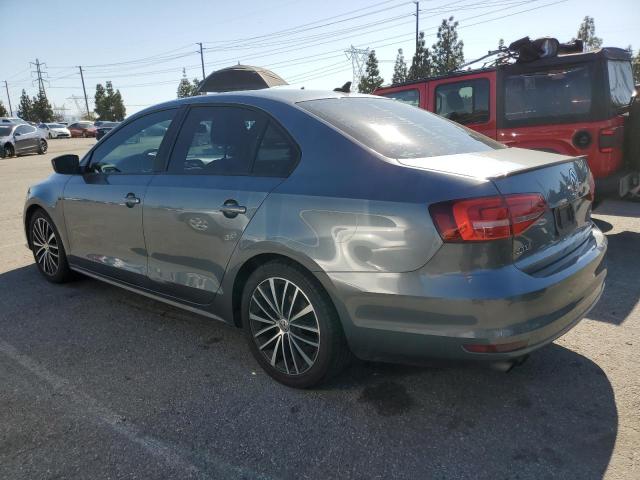 3VWD17AJ1FM216599 - 2015 VOLKSWAGEN JETTA SE GRAY photo 2