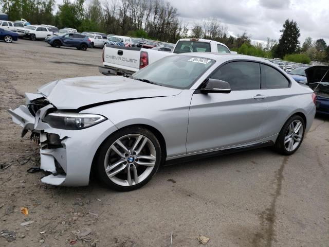 WBA1F5C56EV246453 - 2014 BMW 228 I SILVER photo 1