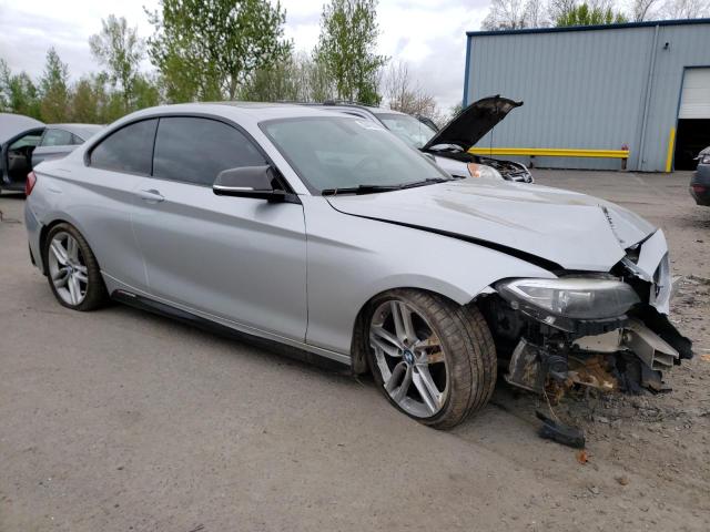 WBA1F5C56EV246453 - 2014 BMW 228 I SILVER photo 4