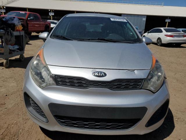 KNADM5A3XD6157658 - 2013 KIA RIO LX SILVER photo 5