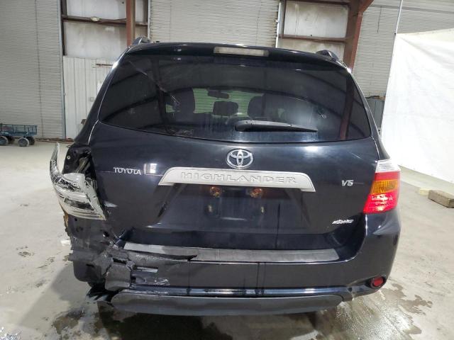 JTEES41A782057595 - 2008 TOYOTA HIGHLANDER BLACK photo 6