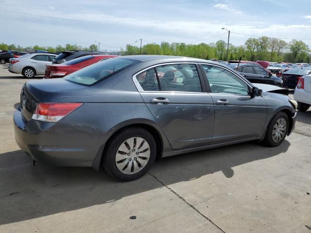 1HGCP2F31AA190491 - 2010 HONDA ACCORD LX GRAY photo 3