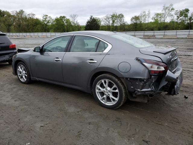 1N4AA5AP2EC450397 - 2014 NISSAN MAXIMA S GRAY photo 2