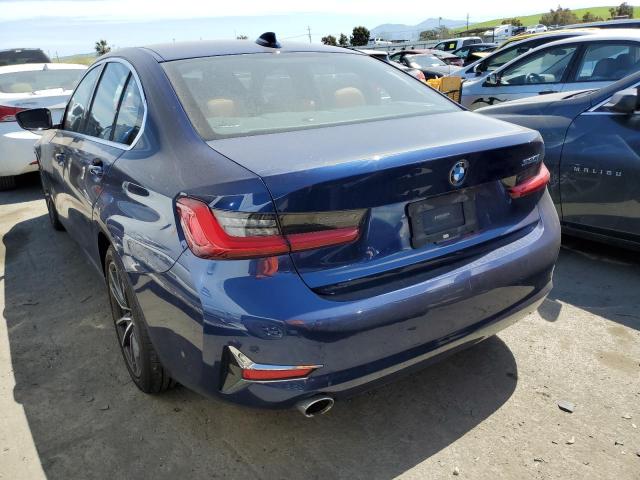 WBA5R1C53KAK07856 - 2019 BMW 330I BLUE photo 2