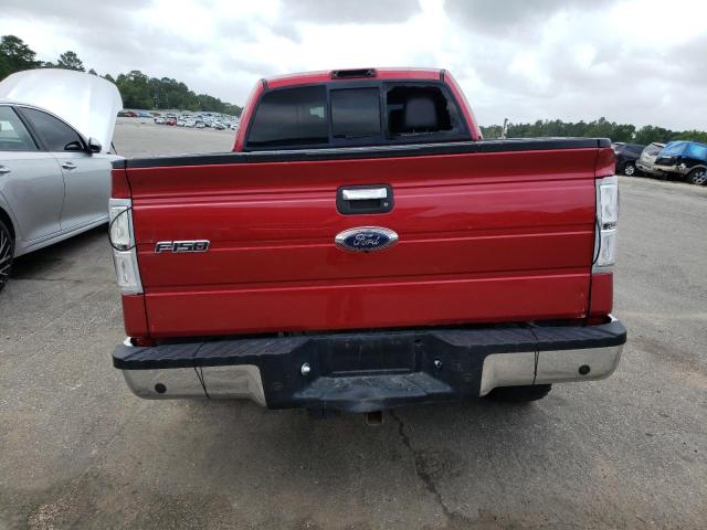 1FTFW1ET0BFB70537 - 2011 FORD F150 SUPERCREW RED photo 6