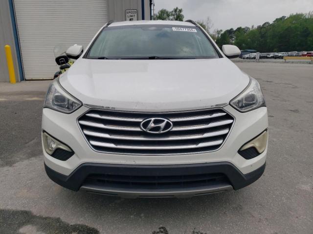 KM8SN4HF9DU002754 - 2013 HYUNDAI SANTA FE GLS WHITE photo 5