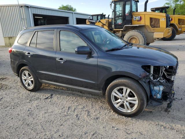 5XYZKDAG9BG053958 - 2011 HYUNDAI SANTA FE LIMITED BLUE photo 4