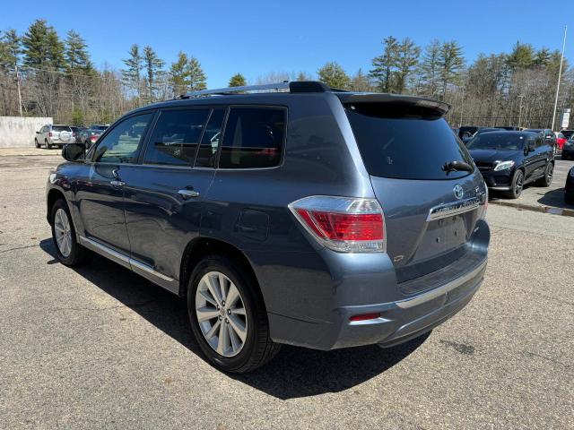 JTEDC3EH4D2013817 - 2013 TOYOTA HIGHLANDER HYBRID LIMITED BLUE photo 3