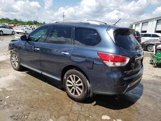 5N1AR2MN2FC721791 - 2015 NISSAN PATHFINDER S BLUE photo 2