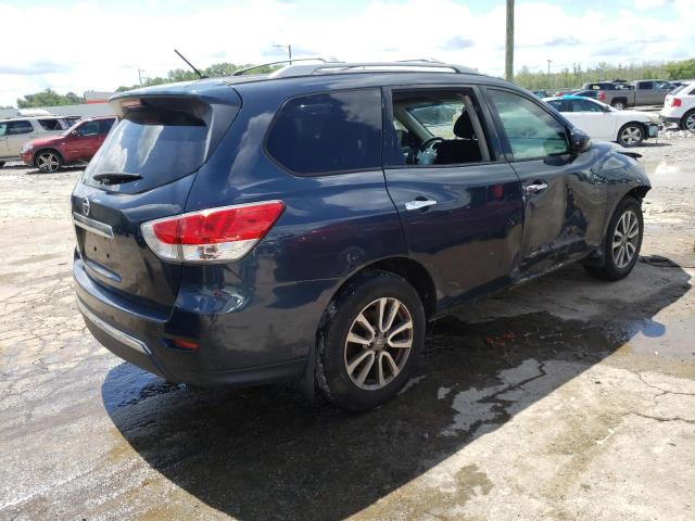 5N1AR2MN2FC721791 - 2015 NISSAN PATHFINDER S BLUE photo 3