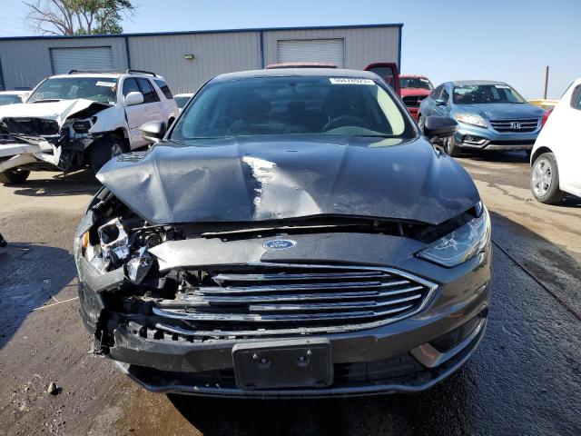 3FA6P0LU1JR240640 - 2018 FORD FUSION SE HYBRID GRAY photo 5