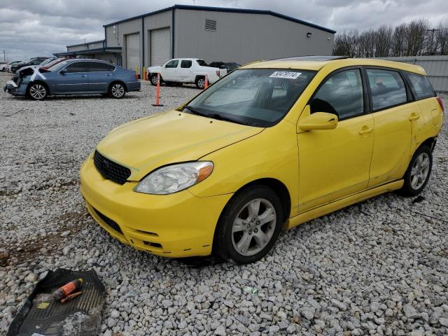 2T1KR32E04C179712 - 2004 TOYOTA COROLLA MA XR YELLOW photo 1