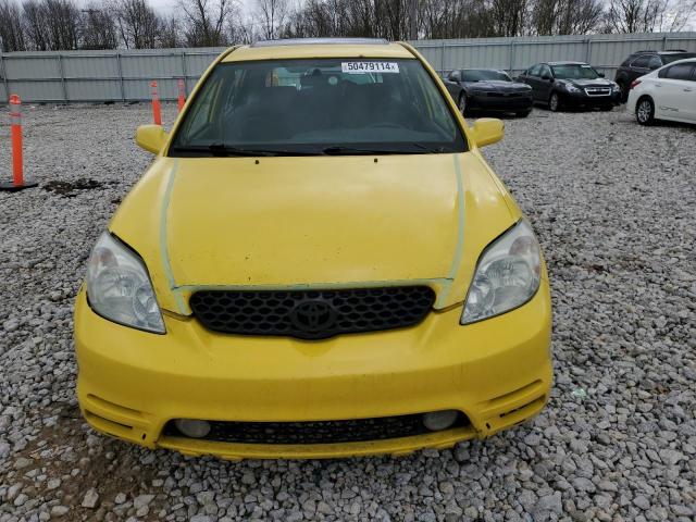 2T1KR32E04C179712 - 2004 TOYOTA COROLLA MA XR YELLOW photo 5