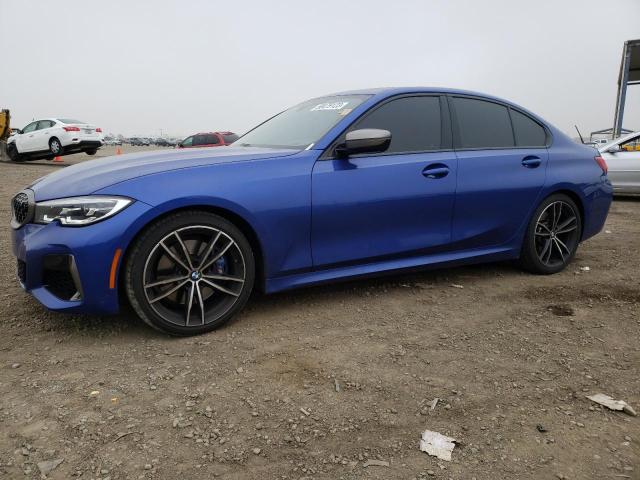 3MW5U7J02M8B55563 - 2021 BMW M340I BLUE photo 1