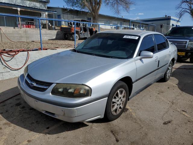 2G1WF52E539379367 - 2003 CHEVROLET IMPALA SILVER photo 1