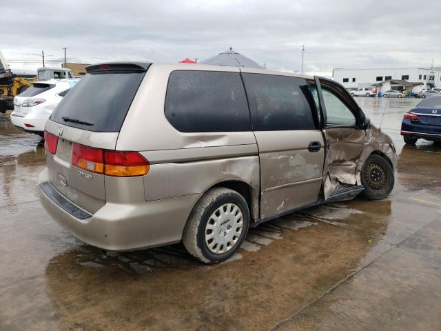 5FNRL18524B102668 - 2004 HONDA ODYSSEY LX TAN photo 3