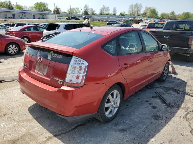 JTDKB20U183407207 - 2008 TOYOTA PRIUS RED photo 3