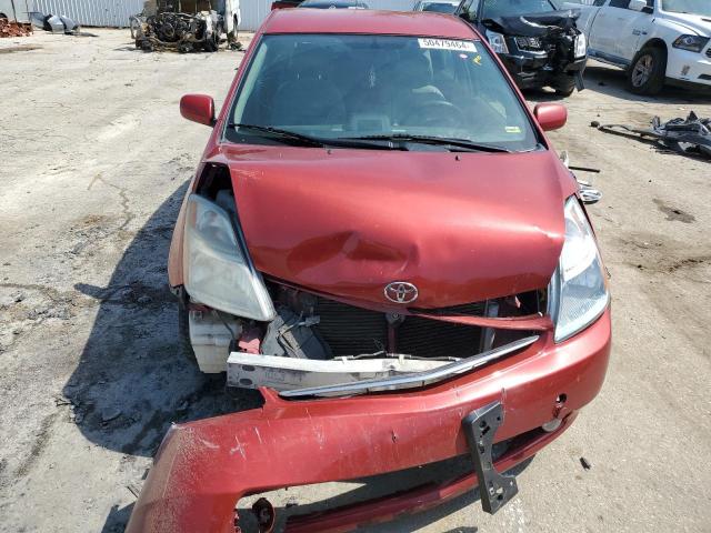 JTDKB20U183407207 - 2008 TOYOTA PRIUS RED photo 5