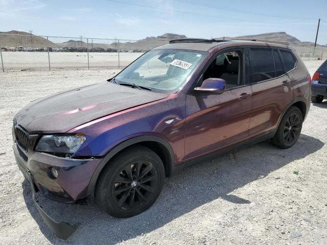 5UXWX9C57E0D30681 - 2014 BMW X3 XDRIVE28I PURPLE photo 1