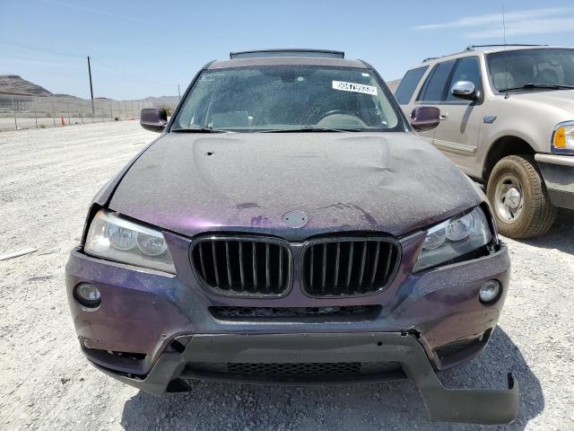 5UXWX9C57E0D30681 - 2014 BMW X3 XDRIVE28I PURPLE photo 5