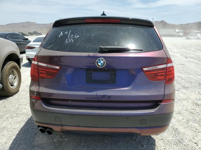 5UXWX9C57E0D30681 - 2014 BMW X3 XDRIVE28I PURPLE photo 6