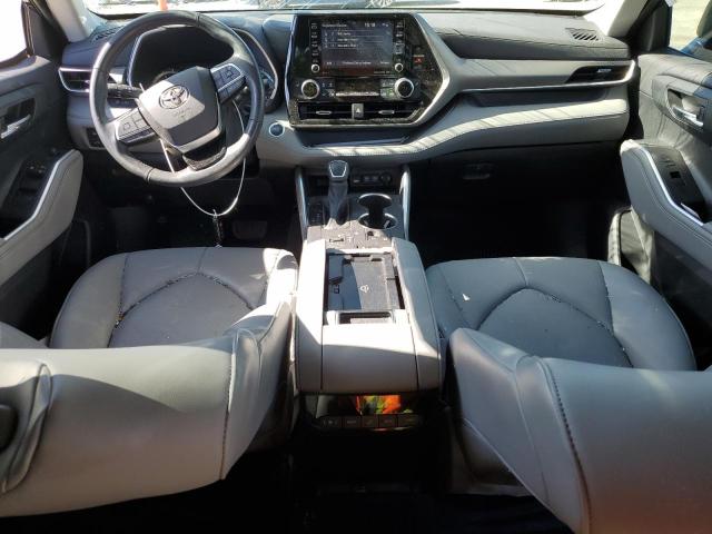 5TDGZRAH8MS536890 - 2021 TOYOTA HIGHLANDER XLE BLUE photo 8