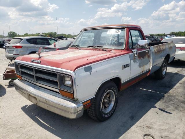 1B7HD14Y8JS785354 - 1988 DODGE D-SERIES D150 RED photo 1