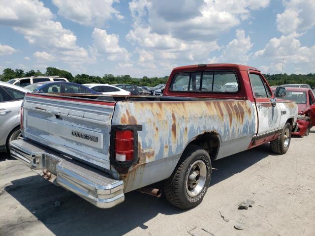 1B7HD14Y8JS785354 - 1988 DODGE D-SERIES D150 RED photo 3